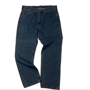 Levi's Mens 38x30" 516 Medium Wash Blue Straight Leg Denim Jeans